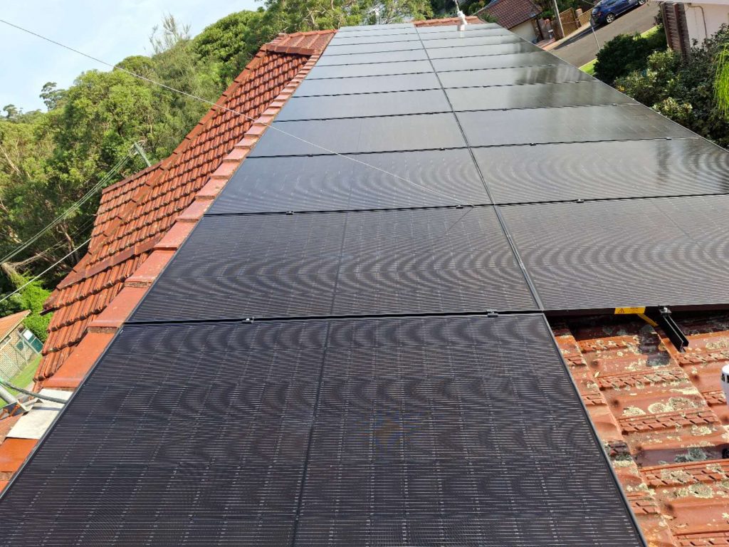 Additional view of Today’s Solar Installation in Miranda!